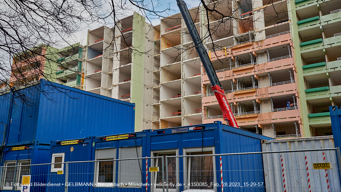 28.02.2023 - Sanierung in der Kurt-Eisner Straße Neuperlach